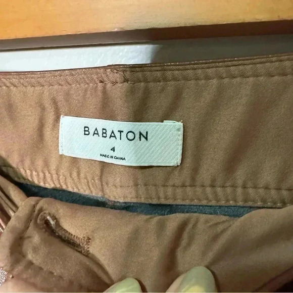 Babaton faux leather trouser pant 4 - Picture 4 of 6